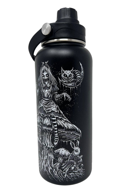 Alice Down The Rabbit Hole 32oz Water Bottle