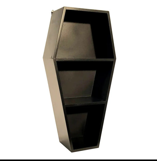 Deluxe Goth Coffin Shelf 20"