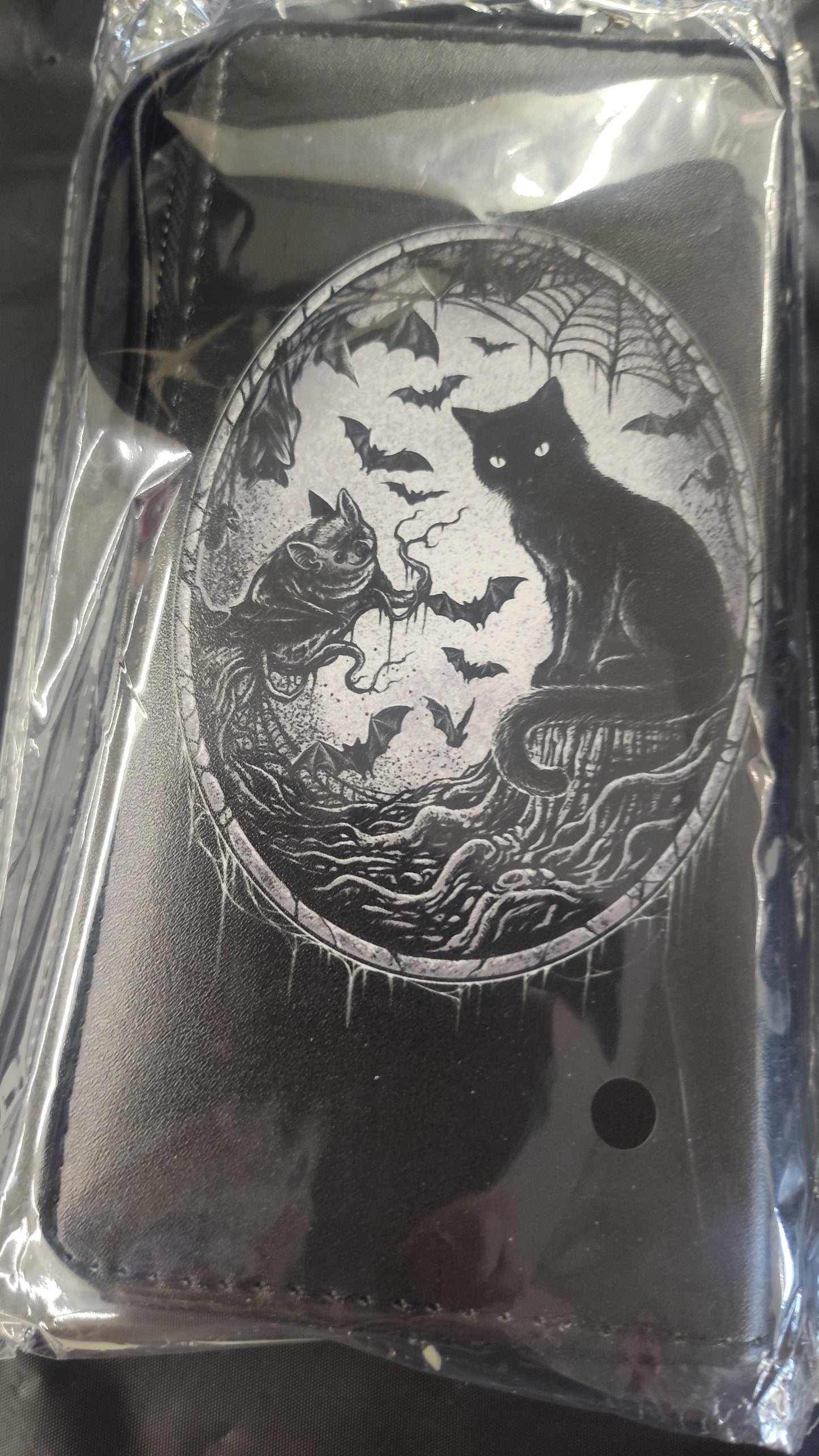 Black Cat and Bat Wallet