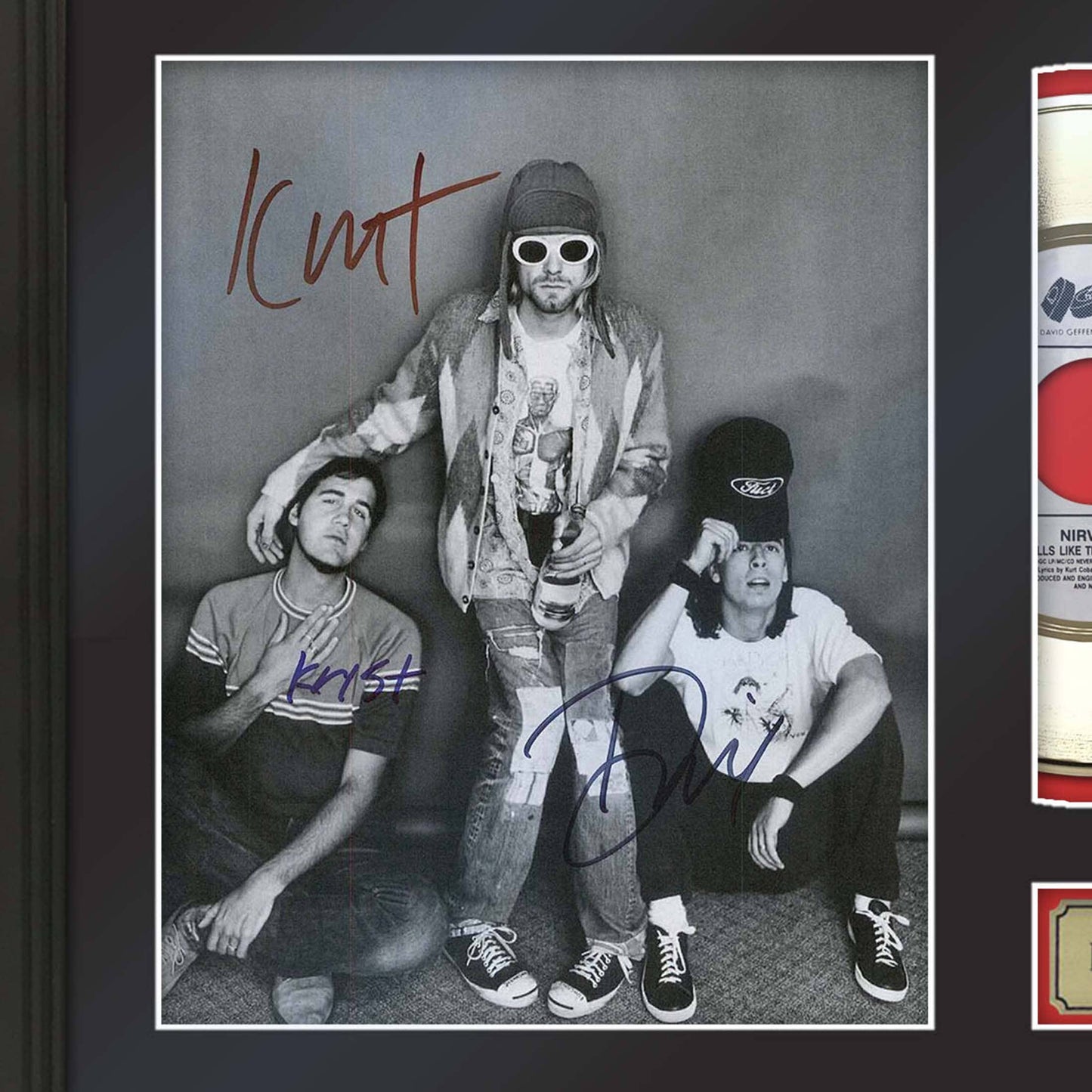 Smells Like Teen Spirit Legends of Music Gold Display