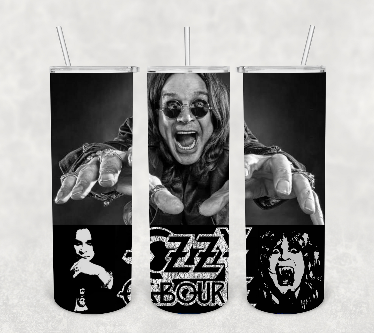 Singer_Ozzy Custom Laney Tumbler: 20oz Stainless steel