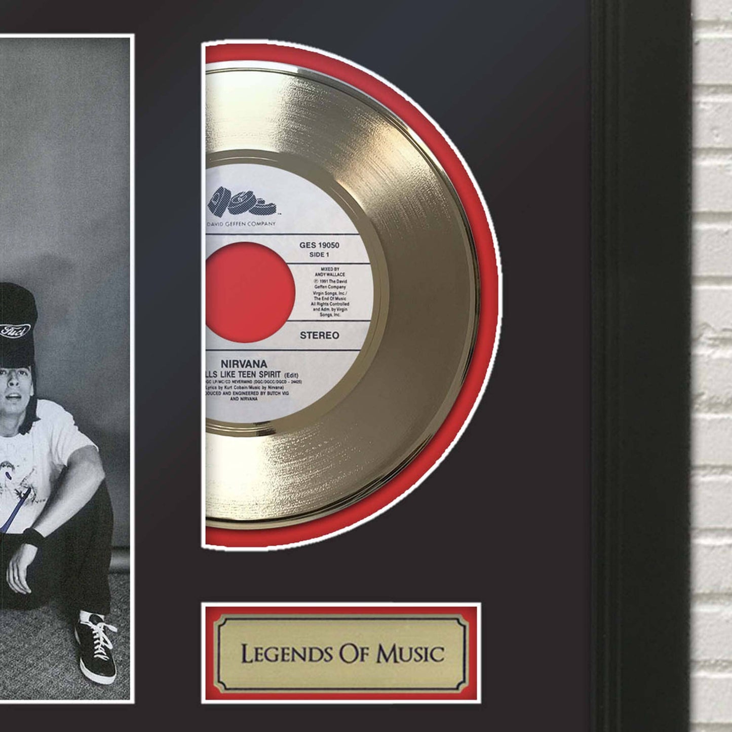 Smells Like Teen Spirit Legends of Music Gold Display