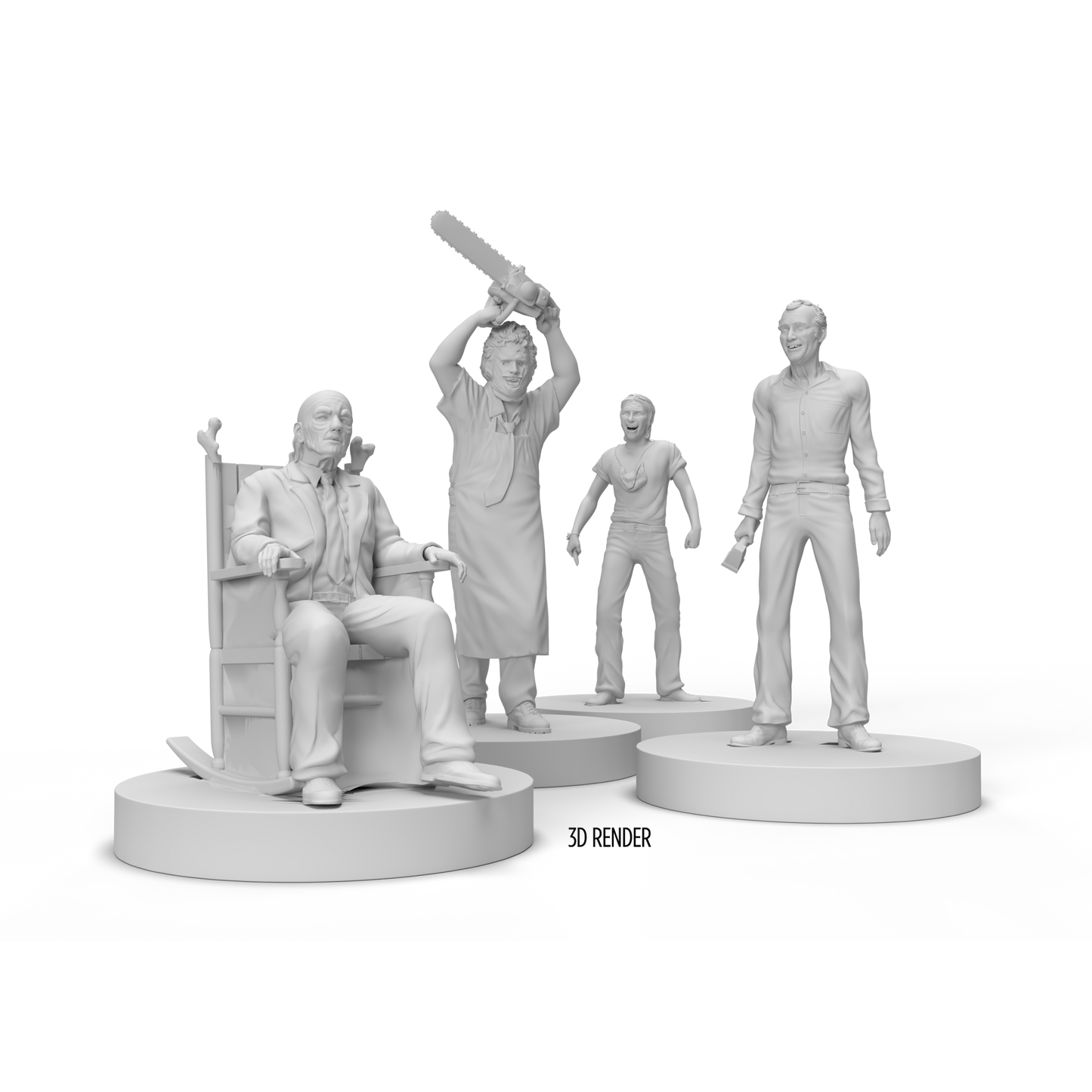 Texas Chainsaw Massacre Game Miniatures Set