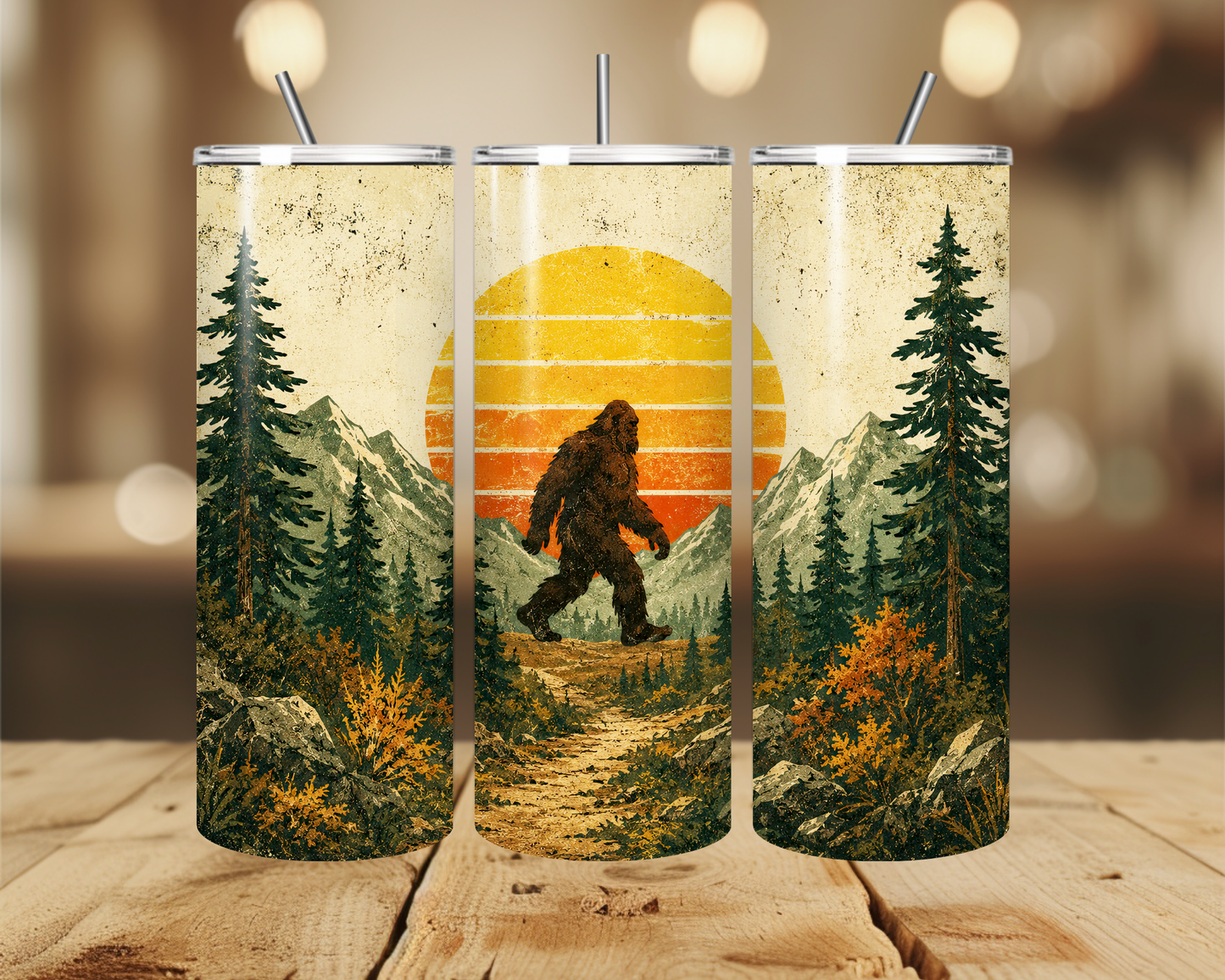 Grudge Retro Bigfoot Tumbler: 20oz Stainless Steel