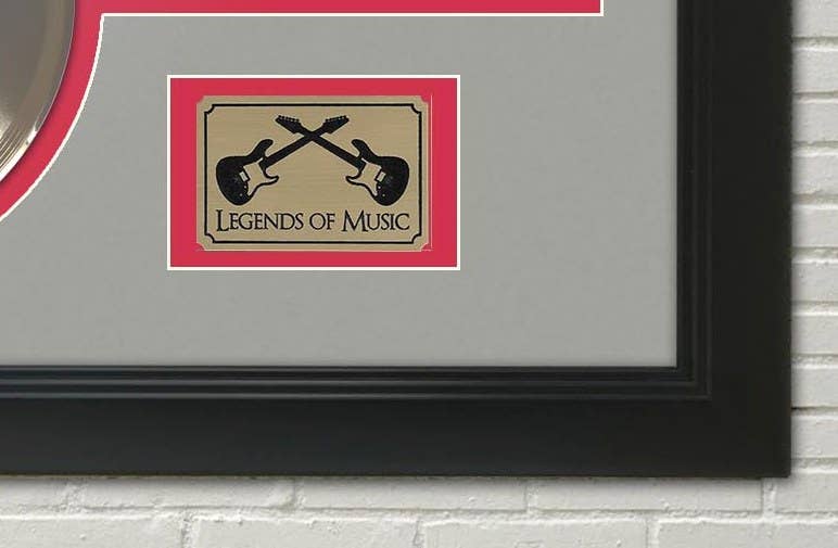 Ozzy Osbourne Crazy Train Framed Gold 45 Display