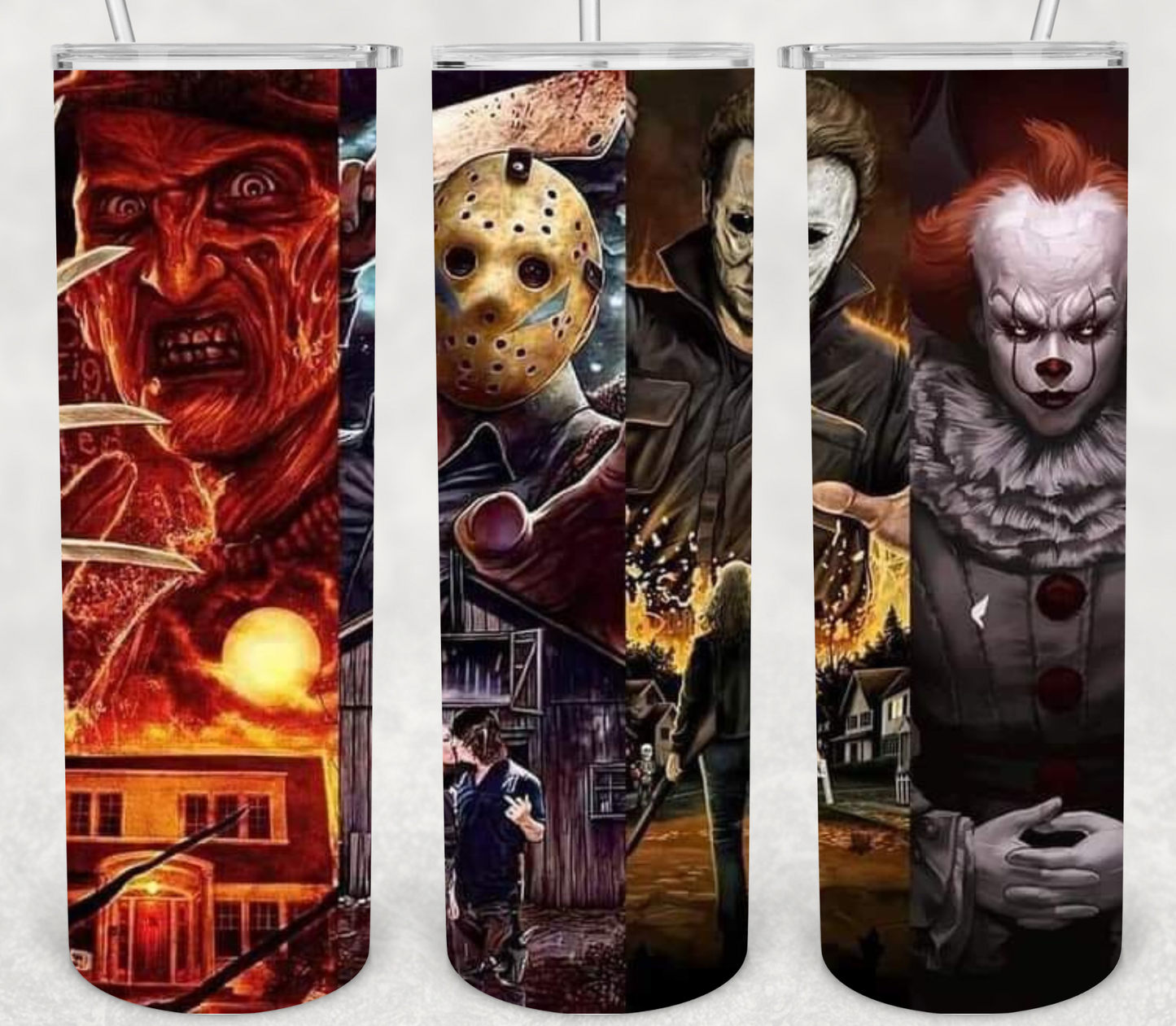 Men of Horror Mvs 20oz Stainless Steel Tumbler