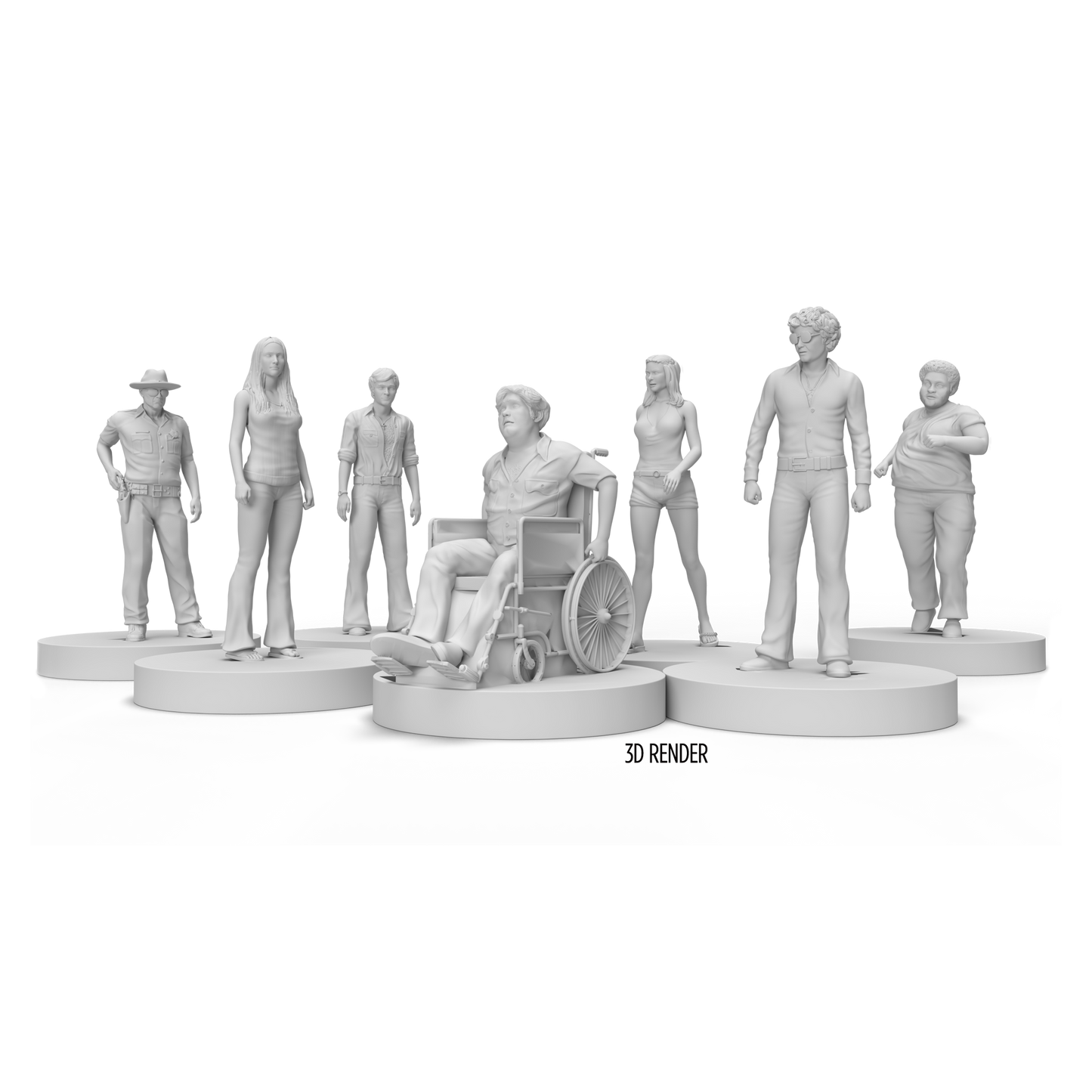 Texas Chainsaw Massacre Game Miniatures Set