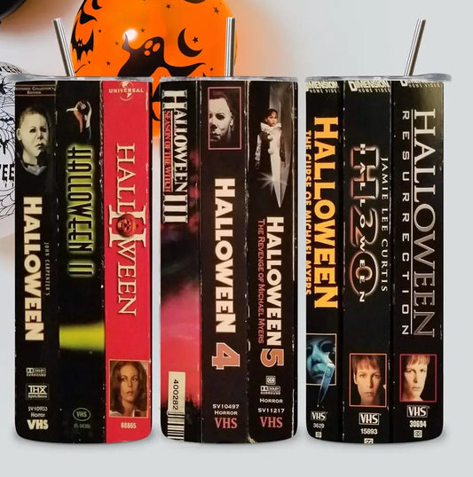 Halloween VHS Tumbler