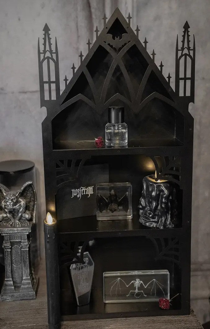 Gothic Cathedral Arched Bat Shelf