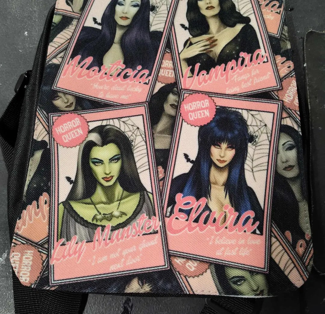 Gothic Queens/Ladies of Horror Crossbody Bag