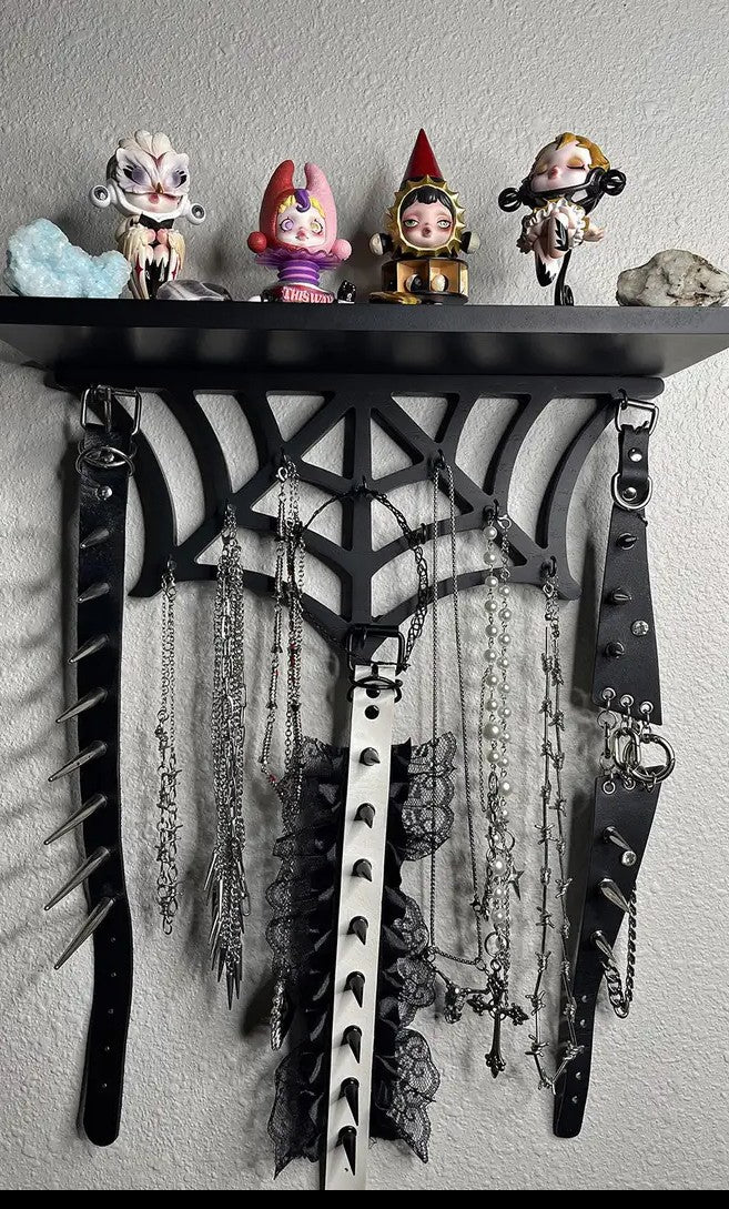 Spiderweb Jewelry Display Shelf