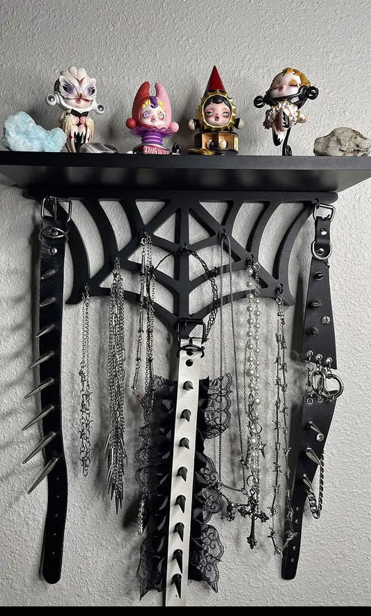 Spiderweb Jewelry Display Shelf