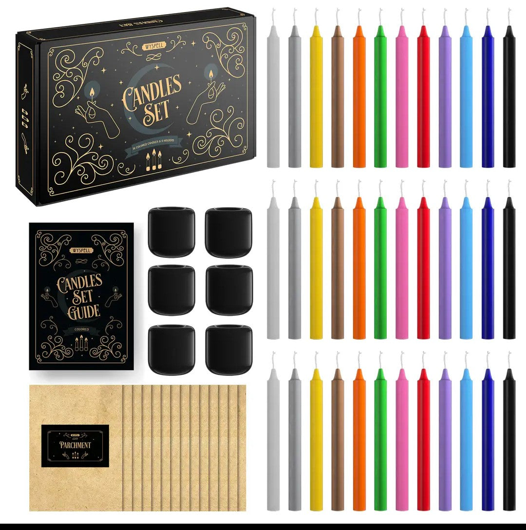 Wyspell Candles Set 36 PCS